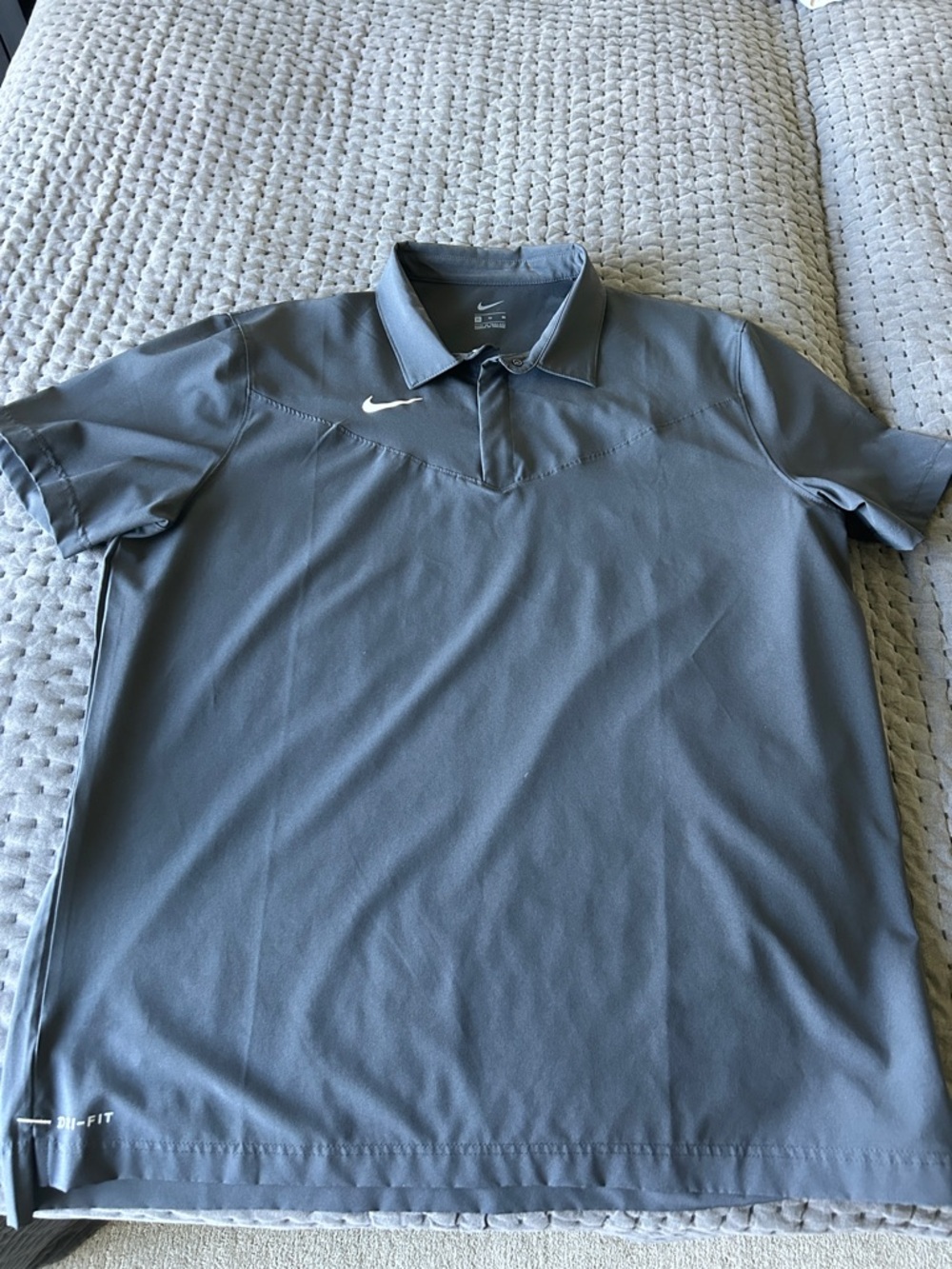 Nike Men’s Slate Gray Short-Sleeve Polo